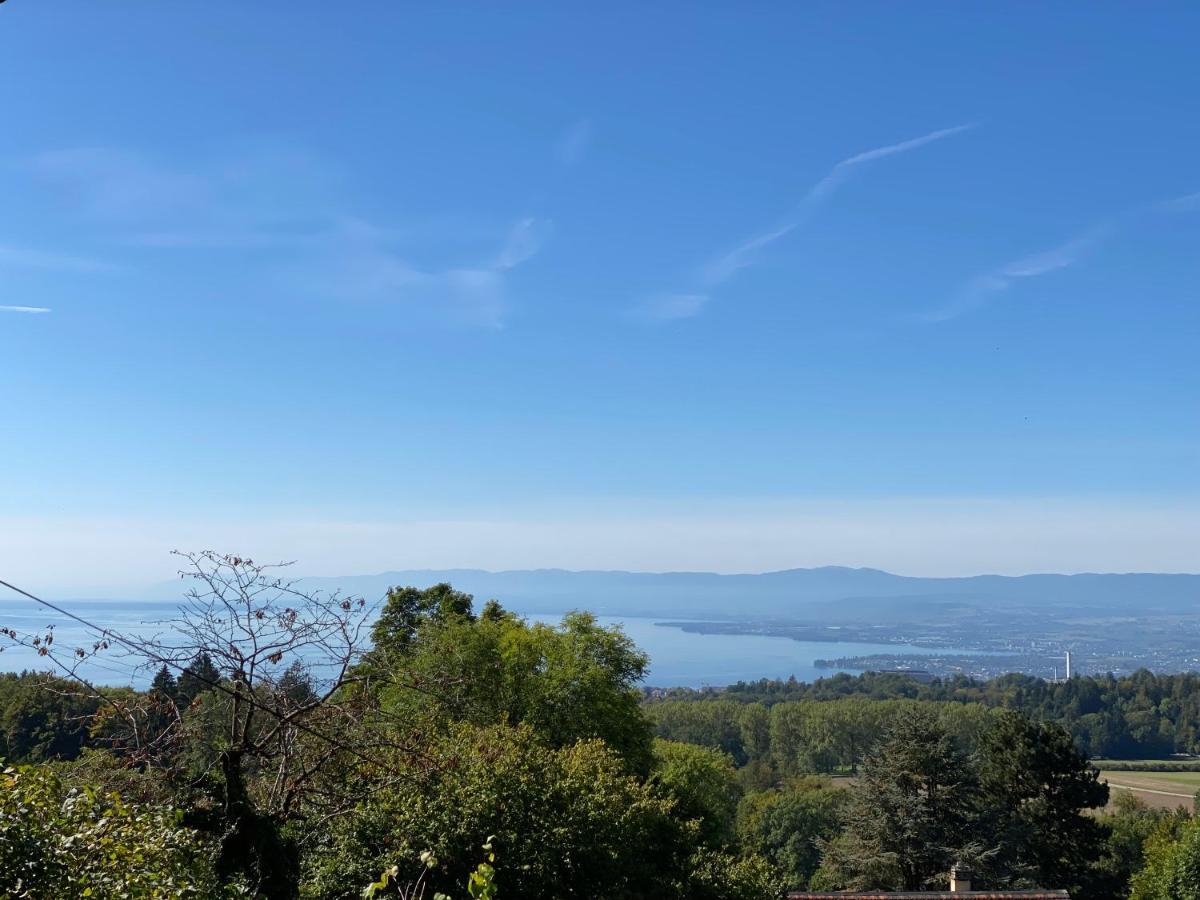 Petite Maison A L'Oree Des Bois Vue Magnifique Sur Le Lac Zenitude Et Plenitude Villa Belmont-sur-Lausanne Exterior photo